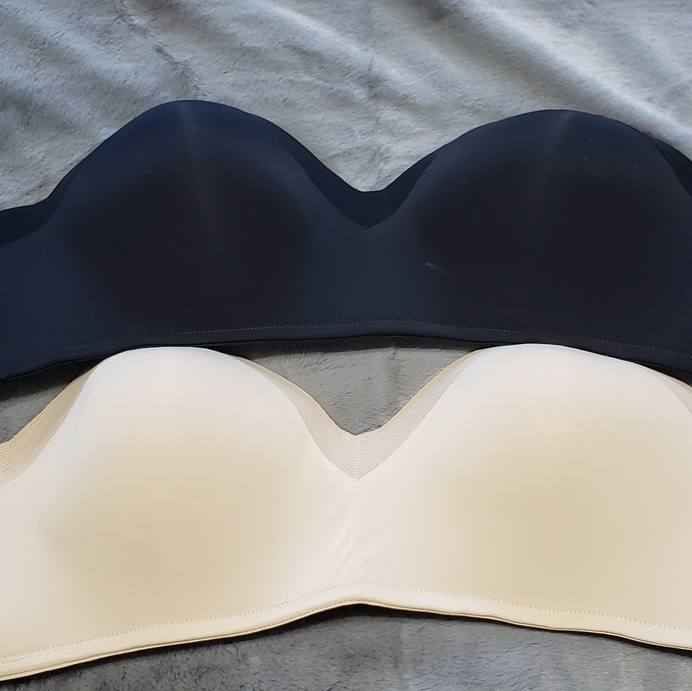 Lively strapless bras set of 2